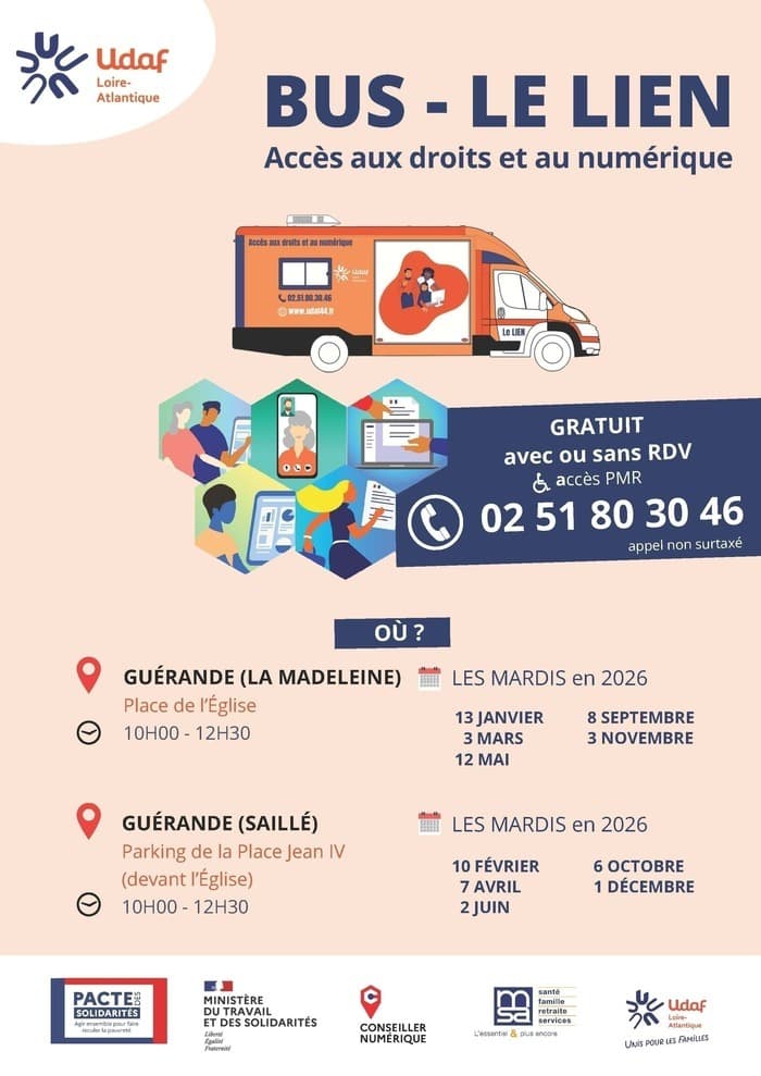 Visuel de l’événement « Permanence Bus "Le Lien, accès aux droits et au numérique" »