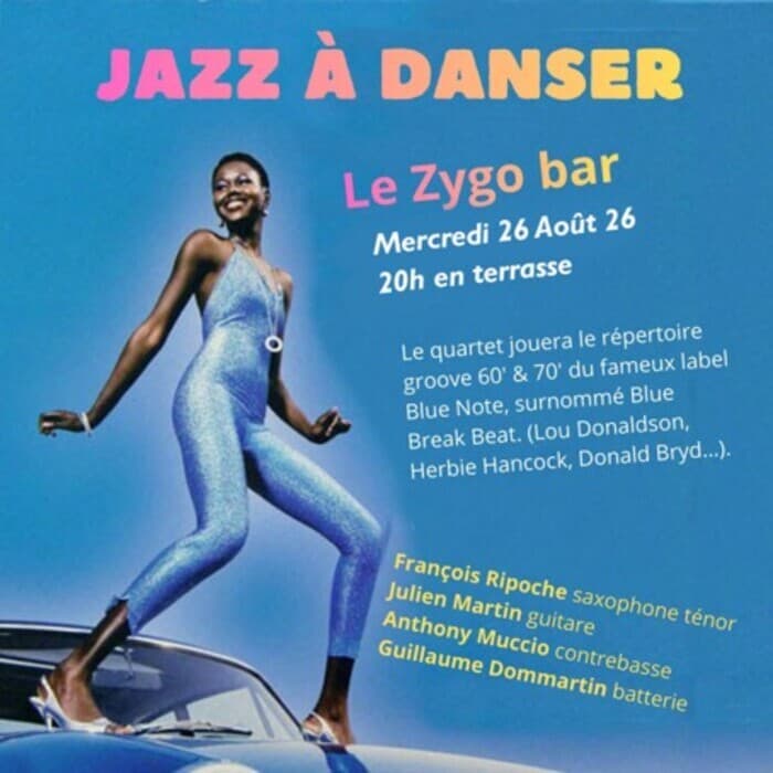 Visuel de l’événement « JAZZ A DANSER-4TET de François Ripoche »