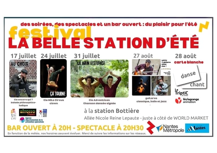 Visuel de l’événement « FESTIVAL LA BELLE STATION D'ÉTÉ - soirée 4 »