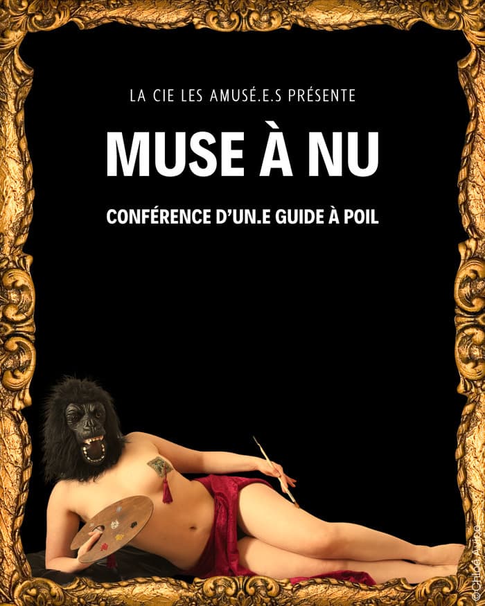 Visuel de l’événement « Visite guidée : muse à nu, conférence d'un.e guide à poil »