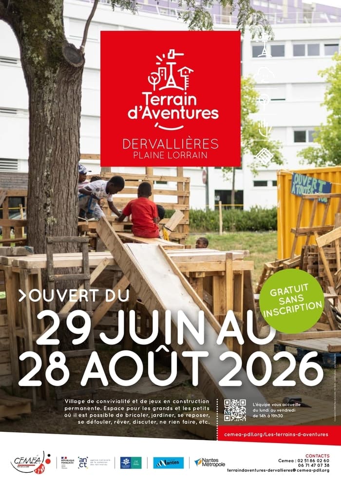 Visuel de l’événement « Terrain d'aventures Dervallières »