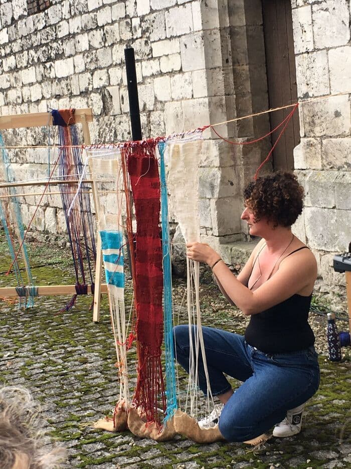 Visuel de l’événement « Atelier : les petites bidouilles de fils, ados, adultes "tissage sur grand métier à tisser " »