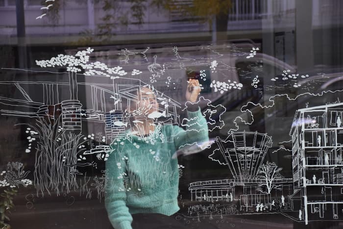 Visuel de l’événement « Conférence : l’enquête comme projet, une pratique de l’architecture collective et écoféministe »