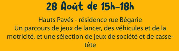 Visuel de l’événement « Maison des Jeux – Hauts Pavés »