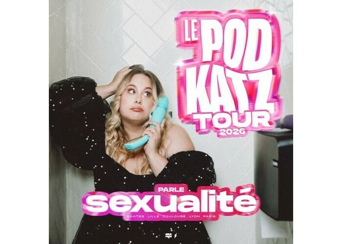 Visuel de l’événement « Juliette Katz : Le PodKkatz Tour 2026 parle sexualité »