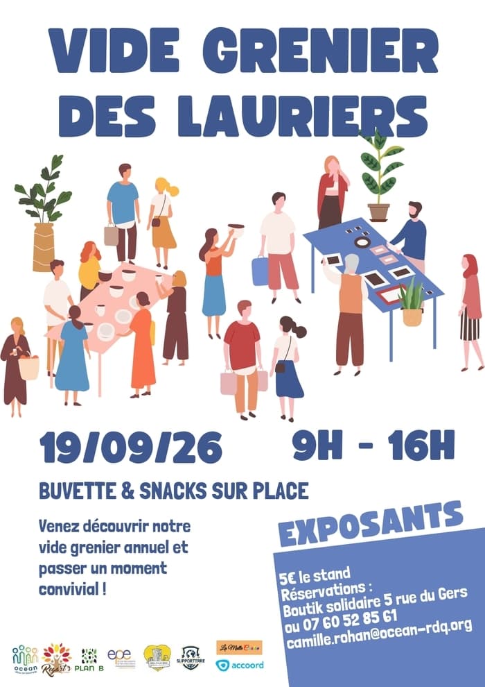 Visuel de l’événement « Vide-greniers des Lauriers »
