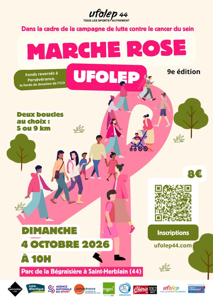 Visuel de l’événement « Marche Rose 2026 UFOLEP »