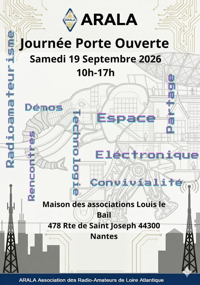 Visuel de l’événement « Porte ouverte Radio Club de l'ARALA »