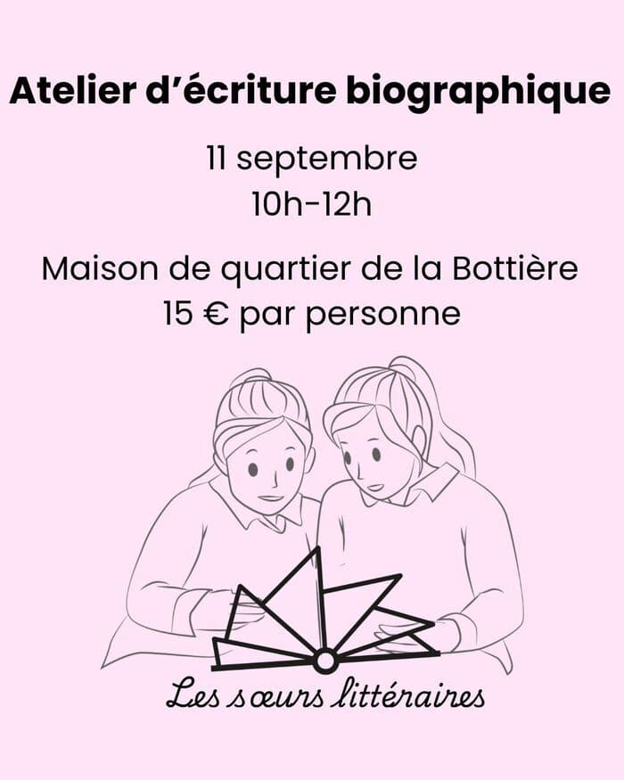 Visuel de l’événement « Atelier d'écriture biographique »