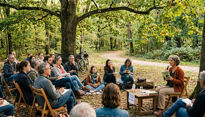 Visuel de l’événement « Rencontre littéraire sous les arbres »
