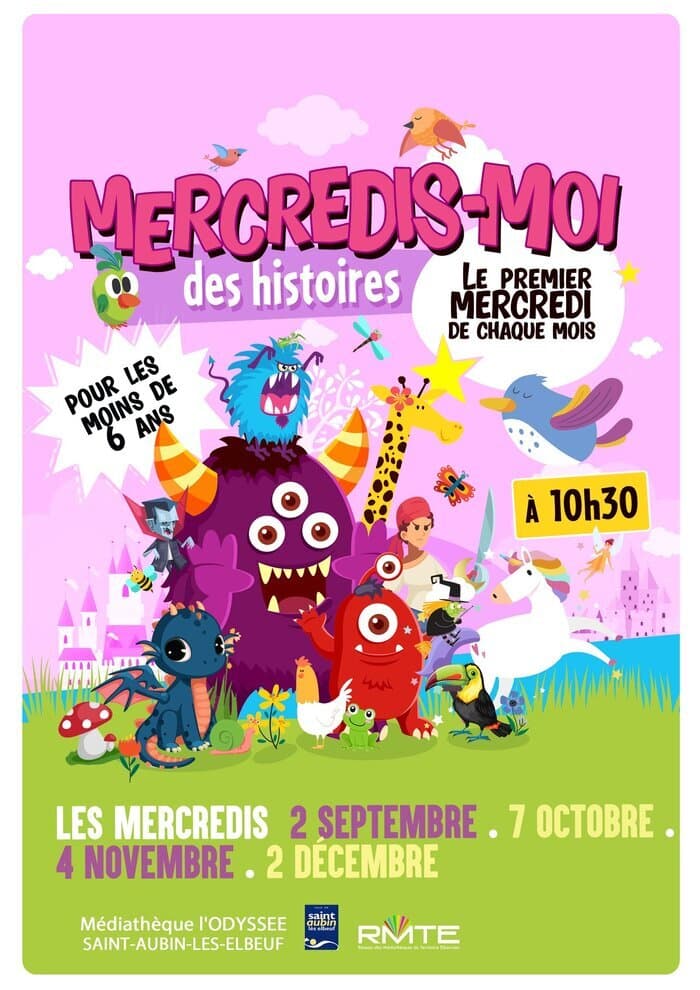 Visuel de l’événement « Mercredis-moi des histoires »