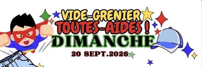 Visuel de l’événement « Vide-grenier de Toutes-Aides »