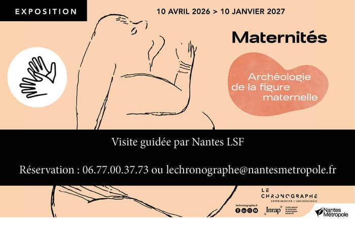 Visuel de l’événement « Visite guidée en LSF de l’exposition Maternités, archéologie de la figure maternelle »