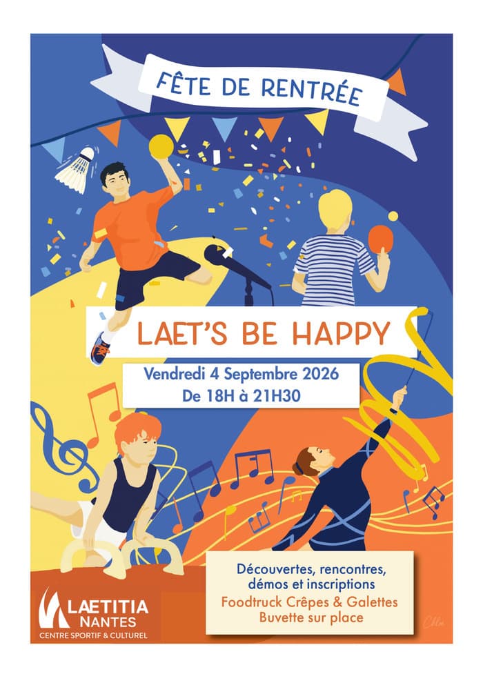 Visuel de l’événement « Laet's Be Happy 2026 »