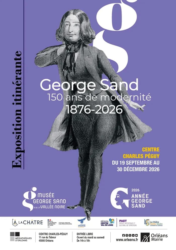 Visuel de l’événement « George Sand, 150 ans de modernité 1876-2026 »