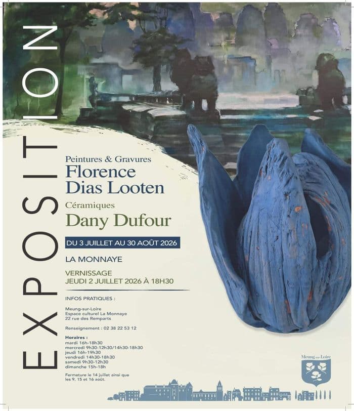 Visuel de l’événement « Exposition : FLORENCE DIAS LOOTEN / DANY DUFOUR »