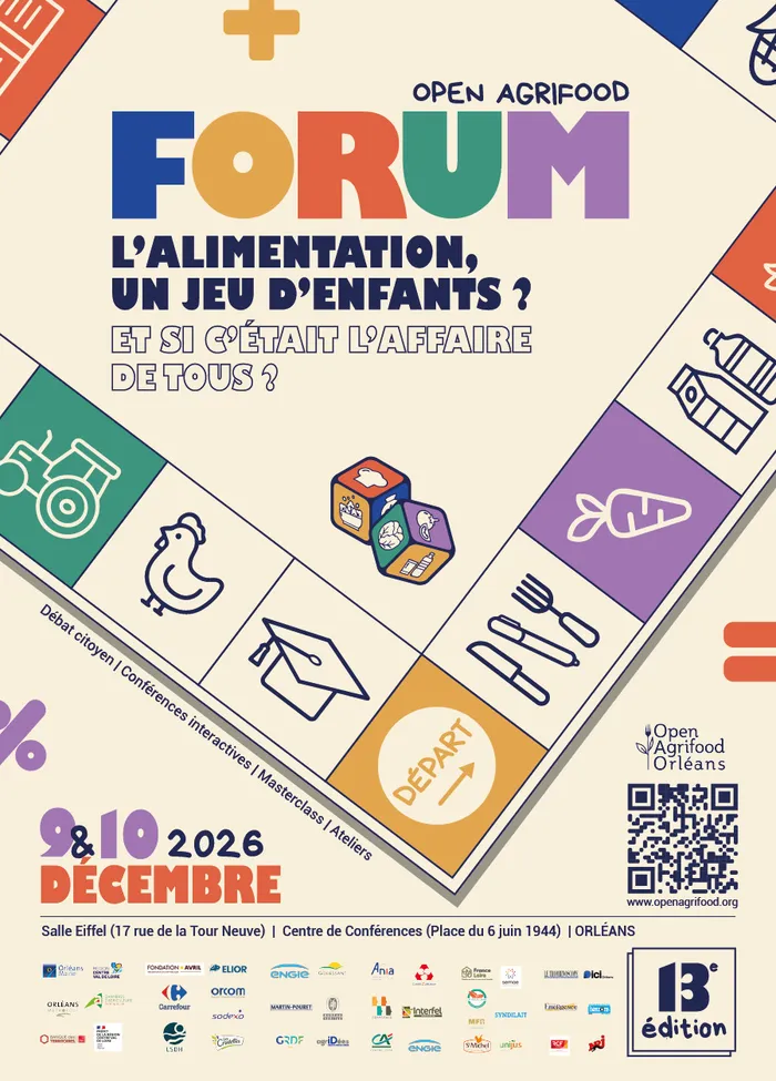 Visuel de l’événement « Le premier Forum sur l'éducation à l'alimentation à Orléans »