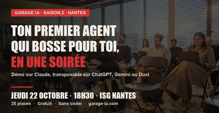 Visuel de l’événement « Atelier gratuit sur l'intelligence artificielle »