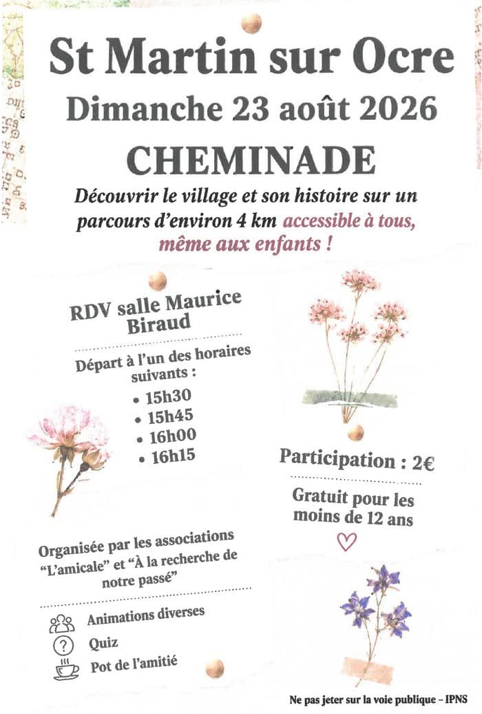 Visuel de l’événement « Cheminade »