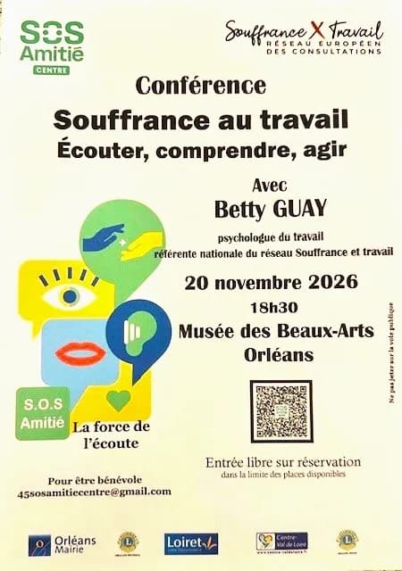 Visuel de l’événement « Souffrance au travail : écouter, comprendre, agir »