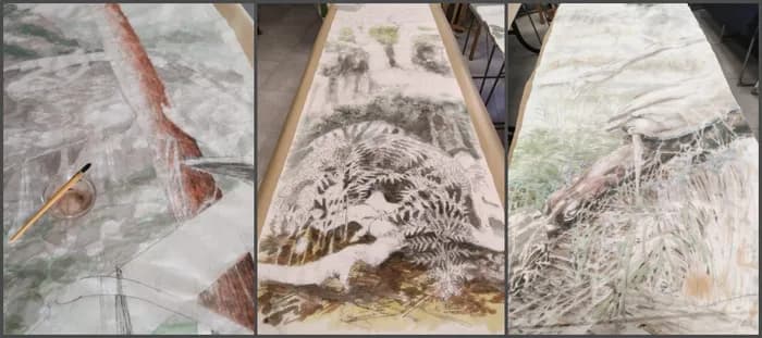 Visuel de l’événement « Réaliser un kakemono à l'encre sur papier de riz : thématique végétale »