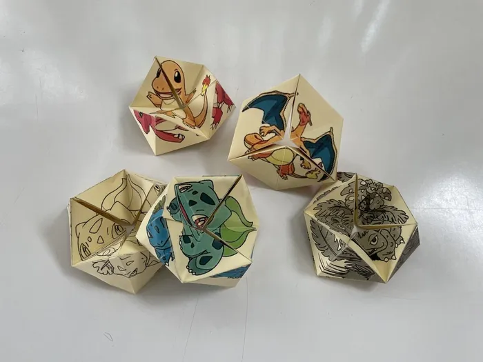 Visuel de l’événement « Atelier : Flexagone Pokémon »