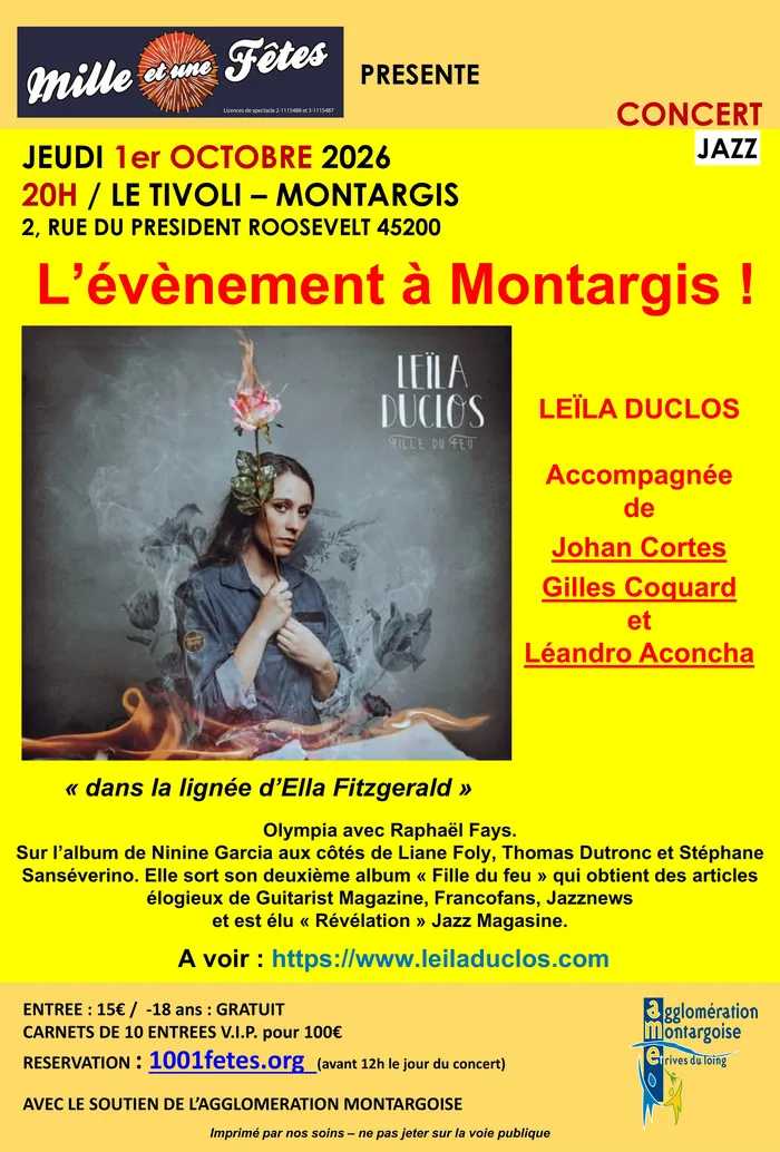 Visuel de l’événement « LEÏLA DUCLOS »