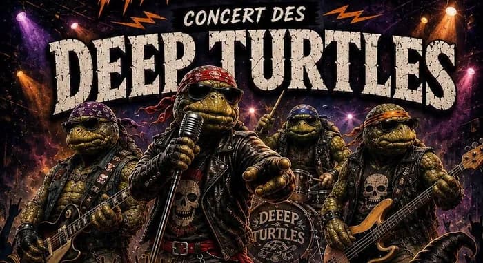 Visuel de l’événement « Concert des Deep Turtles à l'Atrium de Sully »