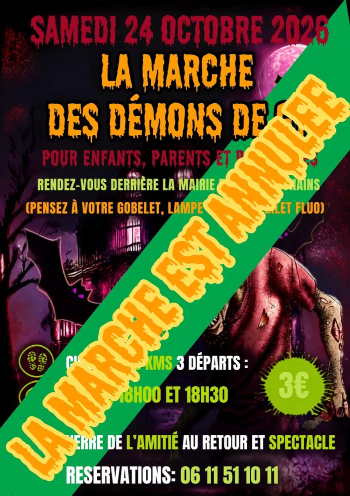Visuel de l’événement « [ANNULE] - La marche des démons de Gy »