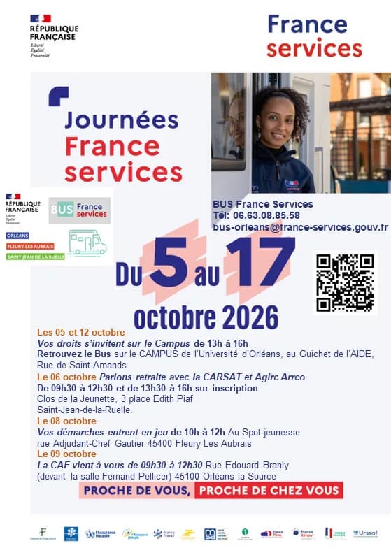 Visuel de l’événement « Portes ouvertes France Services du 05 au 17 octobre 2026 tout public »