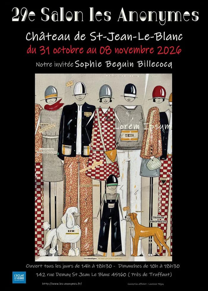 Visuel de l’événement « 29e Salon des Anonymes »