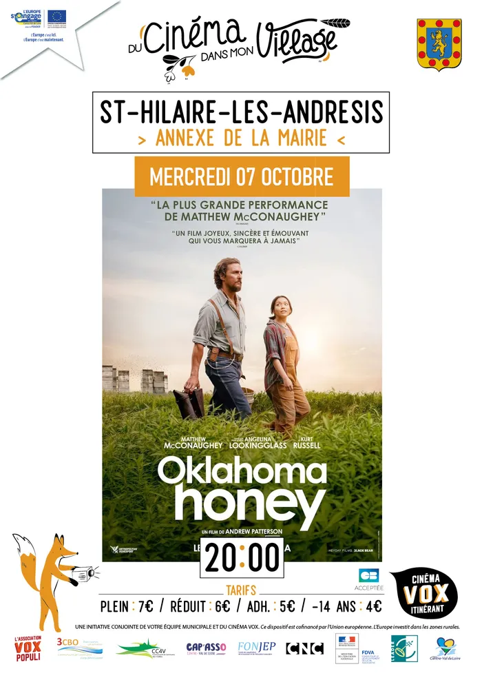 Visuel de l’événement « Du cinéma dans mon village : Oklahoma honey »