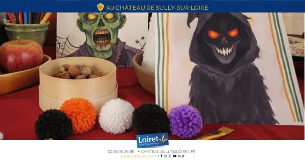Visuel de l’événement « Ateliers Créatifs : « Pompons créatures d’Halloween » »