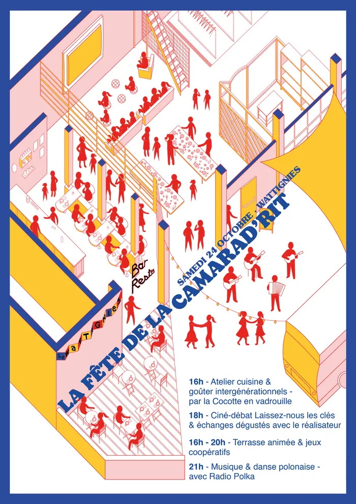 Visuel de l’événement « Fête de la camaraderie : nourrir et cultiver les coopérations ! »