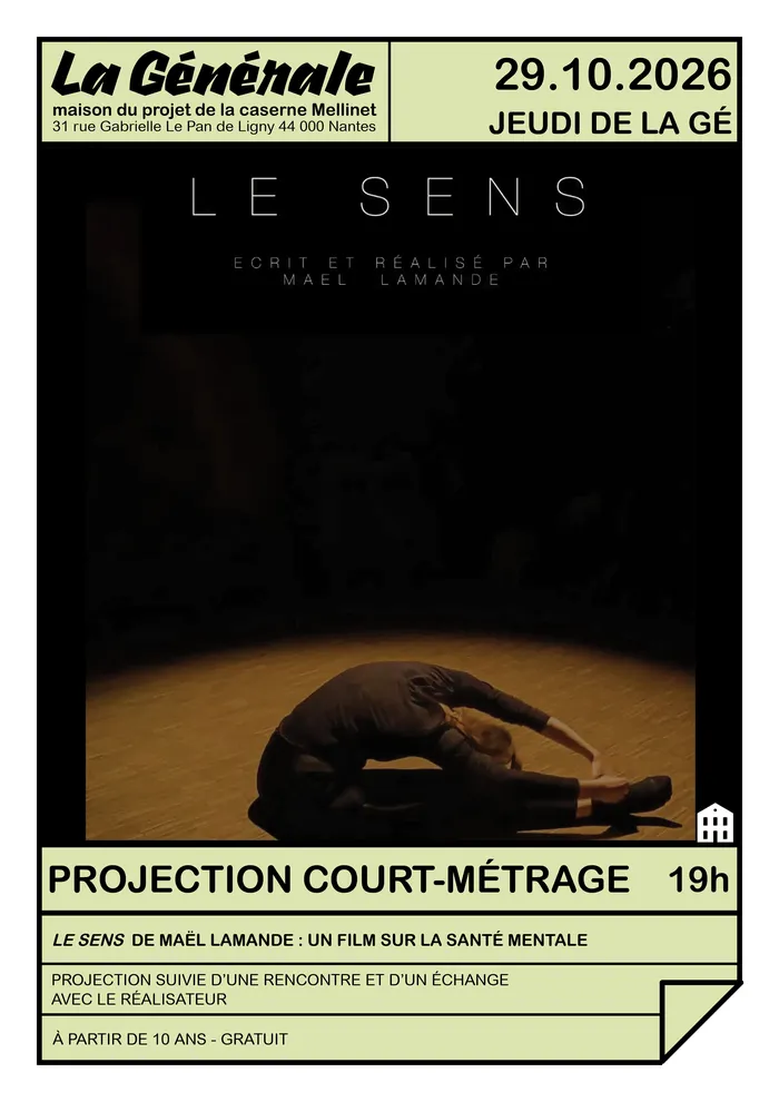 Visuel de l’événement « Projection court-métrage "Le Sens" »