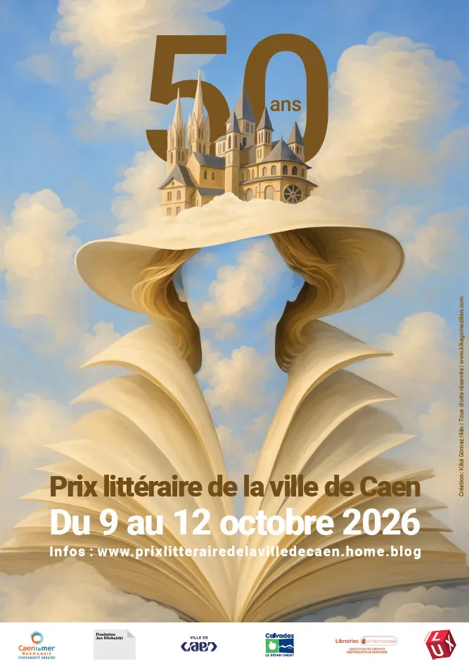 Visuel de l’événement « 50ème anniversaire du Prix littéraire de la ville de Caen »