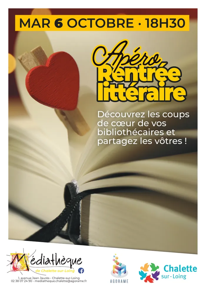 Visuel de l’événement « Apéro rentrée littéraire »