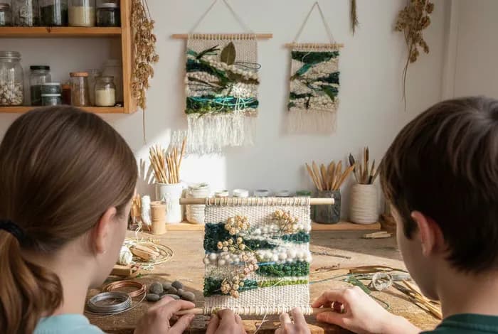 Visuel de l’événement « Création d'une Tapisserie avec des matières naturelles et innovantes [Atelier Faire Soi-même] »
