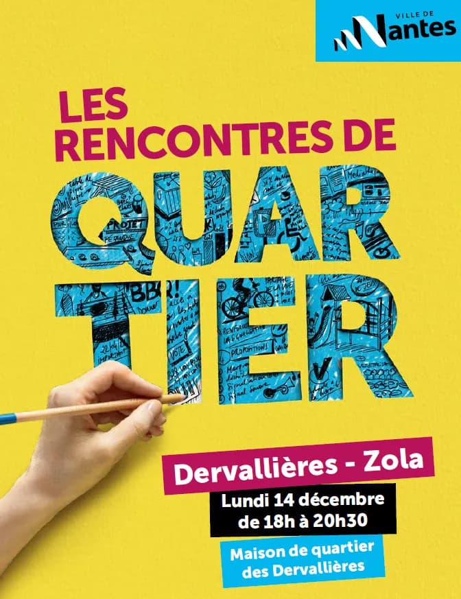 Visuel de l’événement « Les rencontres de quartier Dervallières - Zola »