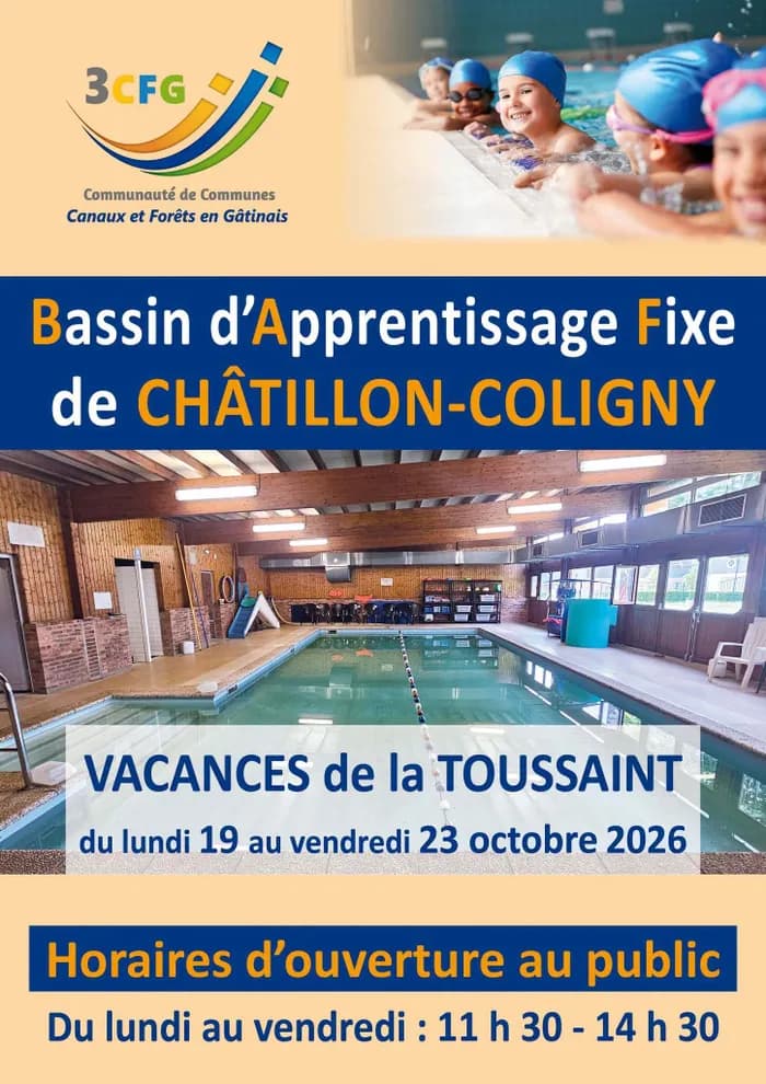Visuel de l’événement « Ouverture piscine Châtillon-Coligny »