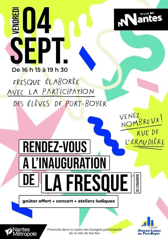 Visuel de l’événement « Inauguration fresque Port-Boyer »