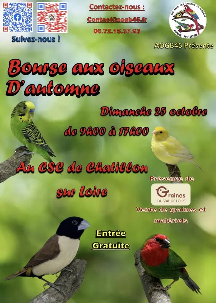 Visuel de l’événement « Bourse aux oiseaux »