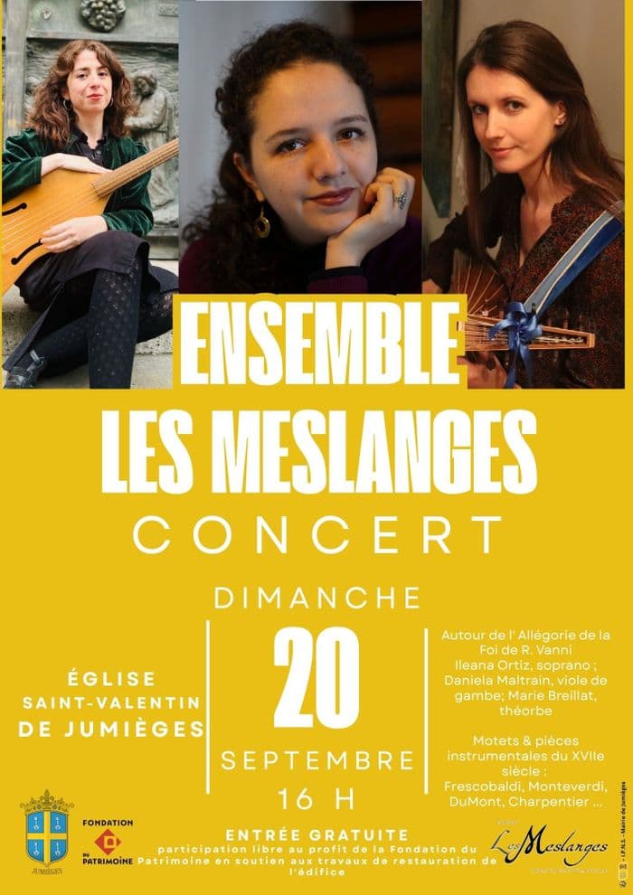 Visuel de l’événement « Concert de l'ensemble Les Meslanges »