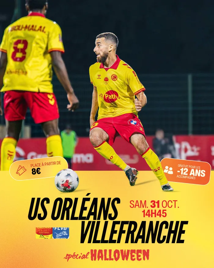 Visuel de l’événement « US ORLEANS - VILLEFRANCHE »