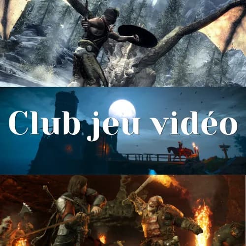 Visuel de l’événement « Club Jeu Vidéo : Fantasy et mondes imaginaires »