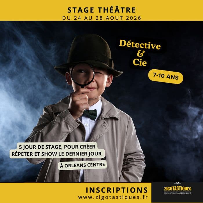 Visuel de l’événement « Stage détective & cie »