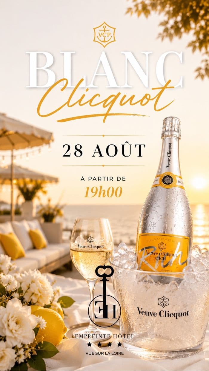Visuel de l’événement « Soirée Blanc Cliquot »