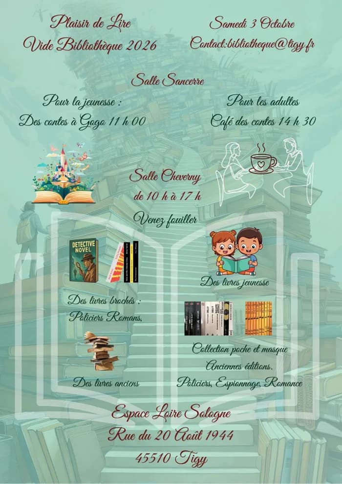 Visuel de l’événement « Vide-Bibliothèque »