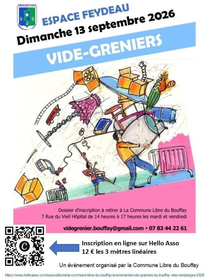 Visuel de l’événement « Vide-grenier du Bouffay des vendanges »