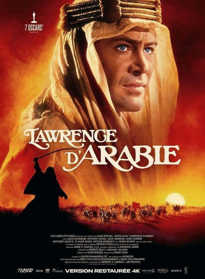 Visuel de l’événement « Cinéma : Lawrence d'Arabie »